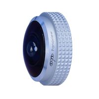 Apexel 235 Degree Super Fisheye Selfie Lens with Mounting Plate for iPhone 5/5S 6 6 Plus Samsung Galaxy S4 S5 Note 3 Note 4 Silver