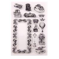 Lemoning Clear Stamps Transparent Stamp Silicone Seal DIY Clip Art Album Decoration 15×10Cm Office & Stationery