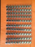 100 piece bulk AG6 G6 L4920 371 371A CX69 LR920W SR920 171 1.5V SHL Alkaline High Performance Battery with 2 year warantee