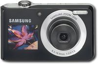 Samsung TL205 12 Megapixel Digital Camera with 3x Optical Zoom, Dual LCD Screens, Smart Auto, Digital Image Stabilization, Silver