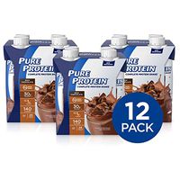 Pure Protein Complete Ready to Drink Shakes, High Protein, Rich Chocolate, 11oz, 12 Count