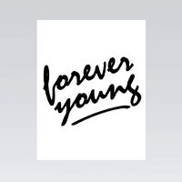 Quiplip Black and White Greetings Birthday Card, 4.25"x5.5",