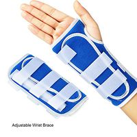 Wrist Support, Adjustable Wrist Brace Breathable Hand Brace Support Arm Band for Damage to the Carpal Tunnel, Firm Grip and Full Protection of the Hand Palm(02L)