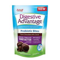 Digestive Support Probiotic Chocolate - Dark Chocolate Bites 6.8 oz, No added colors, artificial flavors or preservatives, Non GMO
