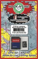 Hook N Line Lake Somerville GPS Map SD Card with Fishing Hotspot Locations - Lowrance