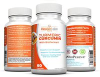 Turmeric Curcumin with BioPerine Natural Anti-Inflammatory, Increased Anti-oxidant Capacity. Non-GMO | Vegan Capsules | 3-Month Supply (Pack of 3)