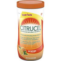 Citrucel Powder Orange Flavor Fiber Therapy for Occasional Constipation Relief, 30 ounce