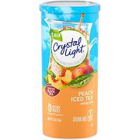 Crystal Light Peach Tea Drink Mix (72 Pitcher Packets, 12 Canisters of 6)