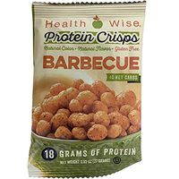 HealthWise- Barbecue Protein Diet Crisps - High Protein - Low Calorie - Low Fat - Low Carb - Gluten Free - Vegetarian - Healthy Weight Loss Crisps - 7 Bags
