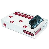 Jaguar Plastics L2423L LLDPE 10 Gallon Can Liner, 0.35 Mil, Star Seal, 24" x 24", Black (Case of 500)