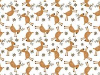 Reindeer Games Design Print Gift Grade Tissue Paper Sheets - 20” x 30” Package Amount (48)