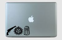 Supernatural Hunting Tools Vinyl Decal Sticker Black