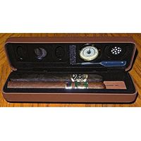 Csonka Accessorized Pocket Travel Cigar Humidor Case