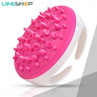 LifeShop Lightweight Handheld Cellulite Remover and Massager: Slowly Decreases Cellulite and Tones Skin (Pack of 2, Pink)