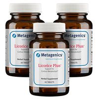 Metagenics Licorice Plus Support for Cortisol Metabolism 60 Tablets - 3-Pak