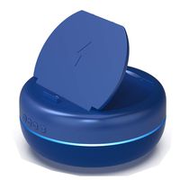 XOANZYP Fast Wireless Charging Bluetooth Speaker Charger Dock Stand Compatible for iPhone Xs,XS Max,XR, X,8,8Plus, Samsung Galaxy S10,S10e,S10+,S9, S9+, S8,S8+,S7, S7 Edge,S6, Note 9, 8 V4.2 Blue