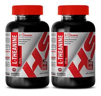 L-theanine Capsules - Natural L-THEANINE 200MG - Improve Performance (2 Bottles)