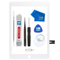 MMOBIEL Digitizer Compatible with iPad 6. Gen 2018 (White) 9.7 Inch Touchscreen Display Glass Assembly Incl. Tool kit