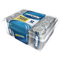 RAYOVAC 813-12PPJ Alkaline Batteries Reclosable Pro Pack (D, 12 pk)