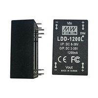 LDD-1200L | Mean Well LDD-L Step-Down 1200mA CC Pinned DC LED Driver