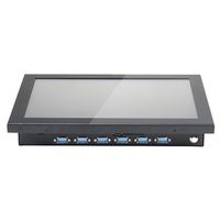 15 Inch Industrial All in One Touch Panel PC with LPT Print Parallel Port D2550 4G RAM 32G SSD Z12