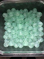 3D Metallic Specks Inside The Water Beads Amazing for Stress Ball Calm Down Toy, Building Kids Fine Motor Skills and Sensory Play 3600 Beads (Green)