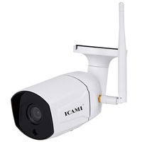 Outdoor Security Camera Wireless ICAMI 3 Megapixels HD Home Surveuillance System Waterproof Audio Night Vision with Motion Detect