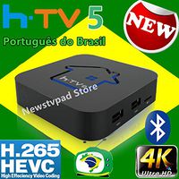 2019 Newest HTV Box Brasil htv Box 6 HTV 5 HTV Box 5 iptv HTV6 Box htv Box Brazilian Portuguese TV Internet Streaming Box Live HD Filmes On Demand TV