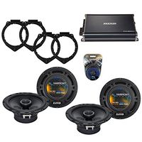 Compatible with GMC Acadia 2007-2015 Factory Speaker Replacement Harmony (2) R65 & CXA300.4 Amp (Renewed)