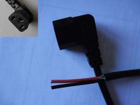 Electric e bike battery 11G power cord 3-pin FEMALE Plug 27.5" long