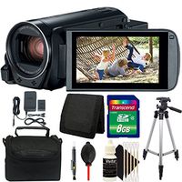 Canon VIXIA HF R800 HD Camcorder (Black) + 8GB Top Accessory Kit & Tripod
