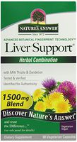 Nature's Answer Liver Support Herbal Combination Dietary Supplements Organic Natural Vegetarian Vegan Support Ideal for Healthy Liver Function – 1500mg (90 Capsules)