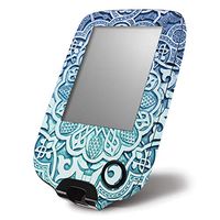 MightySkins Skin Compatible with Abbott Freestyle Libre - Carved Blue | Protective, Durable, and Unique Vinyl Decal wrap Cover | Easy to Apply, Remove, and Change Styles | Made in The USA