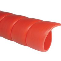 WINGOFFLY 6.5Ft 20mm Cable Management PP Hose Protector Sleeve Spiral Wire Wrap Tube Cable Organizer, Red