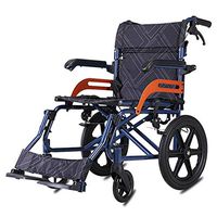 ChenCheng Wheelchair Foldable, Lightweight for The Elderly Aluminum Alloy Manual Medical Home Walker, Scooter Medical Supplies