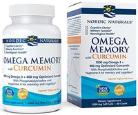 Nordic Naturals Omega Memory Curcumin - Supports Optimal Brain Health, Cognitive Clarity, Memory Function, 60 Soft Gels