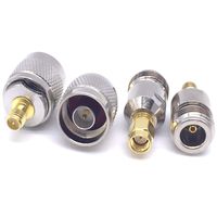 4PCS N to RP-SMA Adapter for WiFi Antenna/Extender/Transceiver/Repeater/Analyzer/Signal Booster/Radio/Extension Cable