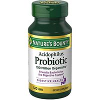 Nature's Bounty Probiotic Acidophilus Tablets, 120 ea (Pack of 12)