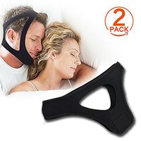 [2-Pack]Anti Snoring Solution Chin Strap - Adjustable Anit Snoring Chin Strap Most Effective and Easy Snoring Solution for Men Women and Kids Natural Sleep Aid Kit Device Snore Stopper