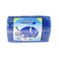 DishFish Scrubber CP101-6, Multi-Purpose Cleaning Sponge, 6-Pack