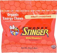 Honey Stinger Fruit Smoothie Chews and Gel Combo Pack (3 Chews and 3 Gels)