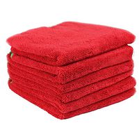 Chemical Guys MIC_997_6 Fluffer Miracle Supra Microfiber Towel, Red (24 in. x 16 in.) (Pack of 6)