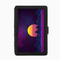 Retro Horizon 80's Tron Daft Punk Black Cigarette Case Holder Wallet RFID-blocking