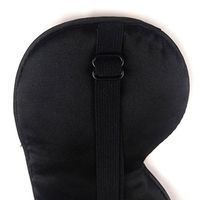 Silk Sleep Mask Eye Mask Blackout Eye Shades Cover for Women Men Sleeping Travel Shift Work Meditation Washable Reuseable Black