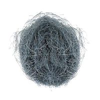 100 g/pack Gift Box Filler Natural Sisal Threadlike Raffia Paper craft Ribbon Box Filling Material for DIY Gift Box Package Decor Wedding Gift Wrapping Materials - Deep Grey