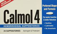 RESICAL Calmol 4 Suppositories, 3 Count