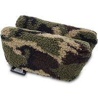 Universal Crutch Underarm Pad Covers - Luxurious Soft Fleece with Sculpted Memory Foam Cores (Army Camo)