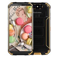 Unlocked Cell Phone, Blackview BV9500 Rugged Smartphone 10000mAh Battery Wireless Charging 5.7" FHD+IPS Display Dual Sim 4GB Ram+64GB ROM Dual Camera (Yellow)