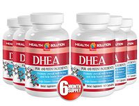 Dhea Vegetarian - DHEA 50 mg - Muscle Building Supplement - 360 Capsules (6 Bottles)