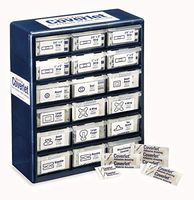 BSN Medical/Jobst Coverlet Fabric Adhesive Bandage Cabinet, Filled, 18 Drawers